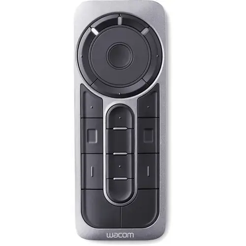 Telecomanda Wacom Expresskey pentru Cintiq si Intuos Pro, Wireless, 17 butoane, Negru/Argintiu