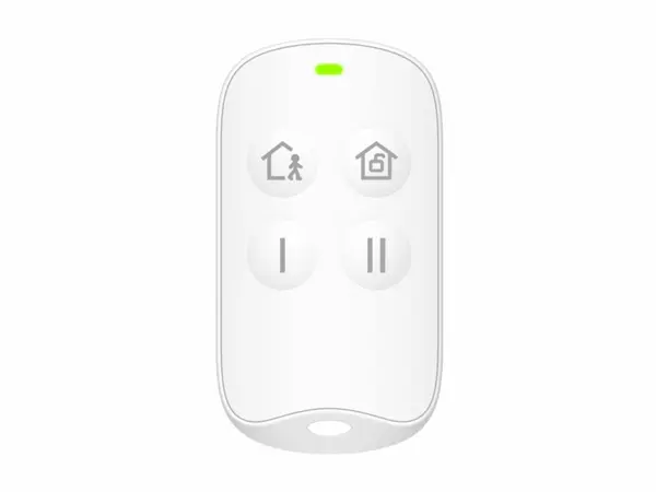 Telecomandă wireless pentru alarme HiLook, 4 butoane, 868 MHz, anti-bruiaj, ALARM-KF201-WE