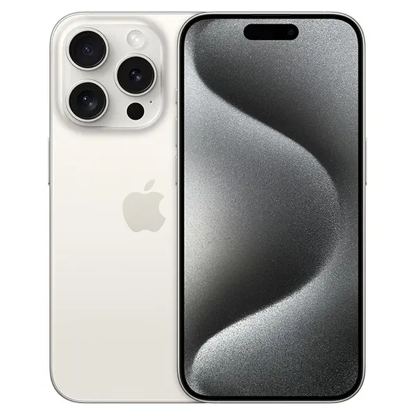 Telefon Apple iPhone 15 Pro 256GB, White Titanium