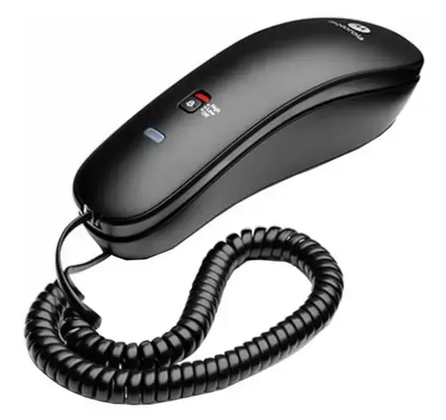 Telefon fix cu fir Motorola CT50, de perete, 10 memorii (Negru)