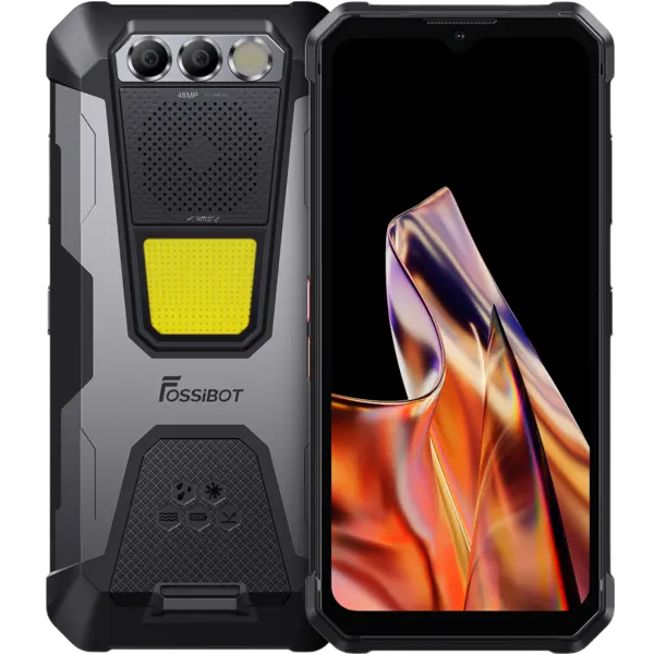Telefon Fossibot F106 Pro, 4G, Dual SIM, 8GB RAM, 256GB, Big Speaker 3W, NFC, 12000mAh, Android 14