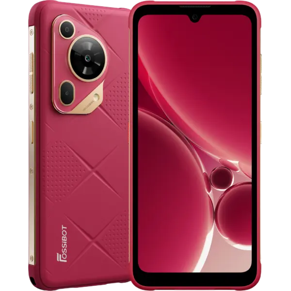 Telefon Fossibot F112 Pro, 5G, 6.88 120Hz, Dimensity 6300, 20GB RAM, 256GB, NFC, 7150mAh, Android 14, Red