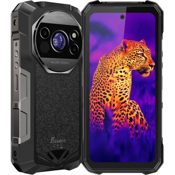 Telefon Fossibot F115 Ultra, 5G, 6.78 120Hz, Dimensity 7100, 12GB RAM, 256GB, Camera Thermal, Telemetru Laser 1200m, NFC, 20000mAh, Android 16