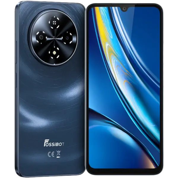 Telefon Fossibot S5, 4G, Dual SIM, 6.88 120Hz, Octa-Core, 4GB RAM, 128GB, Camera 13MP + 8MP, 6000mAh, Android 15, Dark Blue