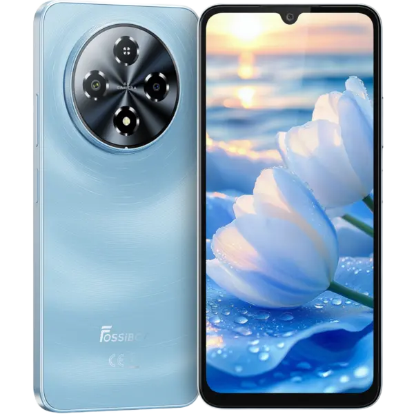 Telefon Fossibot S5 Pro, 4G, Dual SIM, 6.88 120Hz, Octa-Core, 8GB RAM, 256GB, Camera 50MP + 8MP, 6000mAh, Android 15, Blue