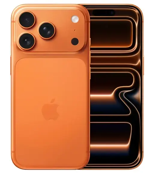 Telefon Mobil Apple iPhone 17 Pro, LTPO Super Retina XDR OLED 6.3inch, 1TB Flash, Camera Tripla 48 + 48 + 48 MP, Wi-Fi, 5G, iOS (Portocaliu)
