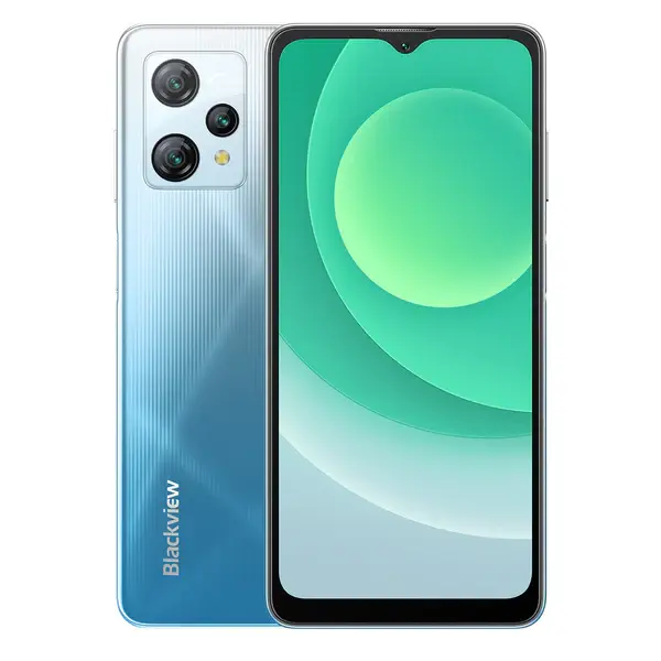 Telefon mobil Blackview A53 Albastru, 4G, 6.5 , IPS LCD, 7GB RAM (3GB + 4GB extensibili), 16GB ROM, Android 12, Mediatek MT6761, Bt. v5.0, 5080mAh, Dual SIM