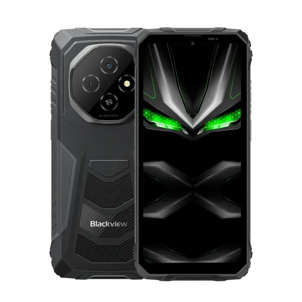 Telefon Mobil Blackview FORT 1, Negru, 4G, 6.56, ³ HD+ IPS, 18GB RAM (6GB + 12GB Extensibili), 256 GB ROM, 16 MP, Android 15, Tiger T615, NFC, 10000 mAh, 18 W, Dual SIM