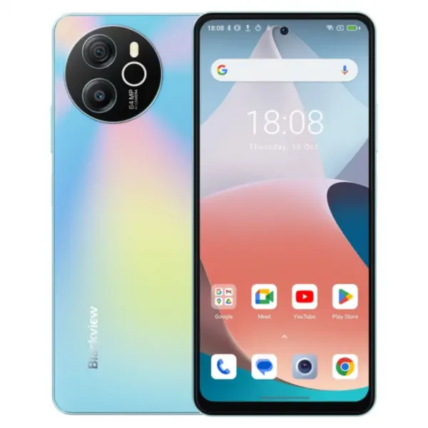 Telefon mobil Blackview Shark 8 Blue, 4G, 6.78 FHD+ 120Hz 2.4K, 16GB RAM (8GB + 8GB extensibili), 256GB ROM, 64MP, Android 13, Helio G99, 5000mAh, Dual SIM