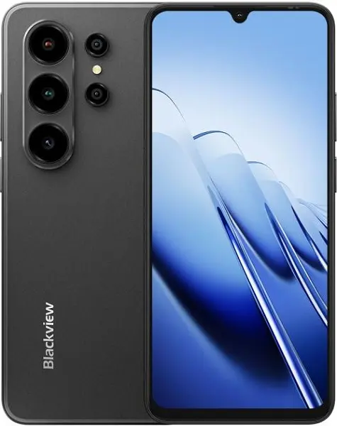 Telefon Mobil Blackview WAVE 10, Negru, 4G LTE, Ecran 6.56 HD+ 90Hz, 24GB RAM (8GB RAM + 16GB extensibili), 128GB ROM, Android 16, Camera 13MP, Baterie 5000mAh, Dual SIM