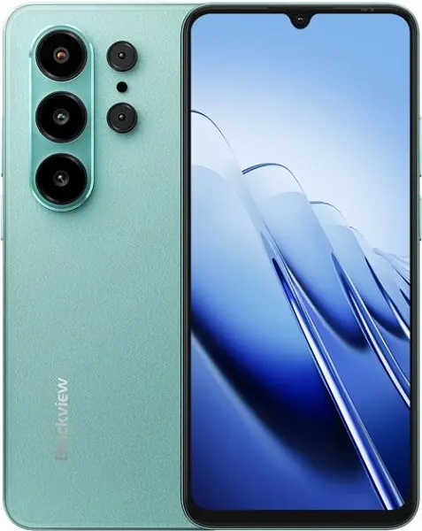 Telefon Mobil Blackview WAVE 10, Verde, 4G LTE, Ecran 6.56 HD+ 90Hz, 24GB RAM (8GB RAM + 16GB extensibili), 128GB ROM, Android 16, Camera 13MP, Baterie 5000mAh, Dual SIM