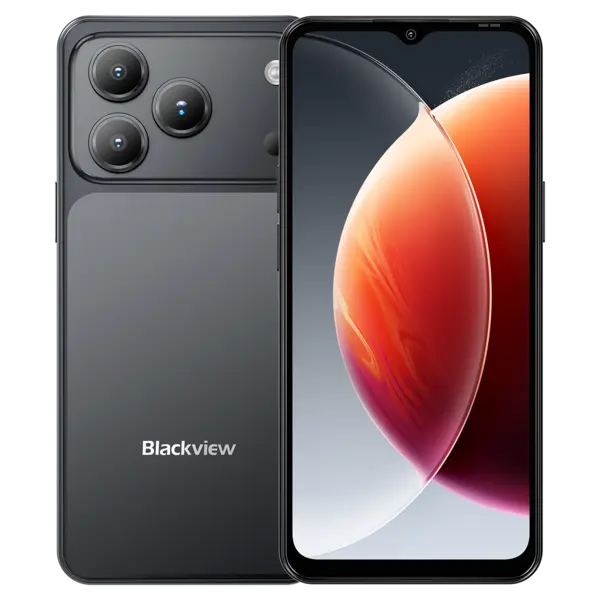 Telefon Mobil Blackview Wave 7C, Negru, 4G LTE, Ecran 6.56 HD+, 16GB RAM (4GB + 12GB extensibili), 128GB, Camera 32MP, 5000mAh, Android 16, Dual SIM