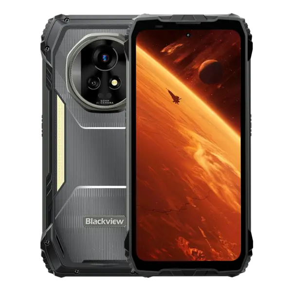 Telefon mobil Blackview Xplore 2, Negru, 5G, 6.73 AMOLED, 36GB RAM (12GB+24GB extensibili), 256GB ROM, 50MP, DokeOS 4.2, Dimensity 8300, eSIM, Infrarosu, 20.000mAh, 120W, Dual SIM