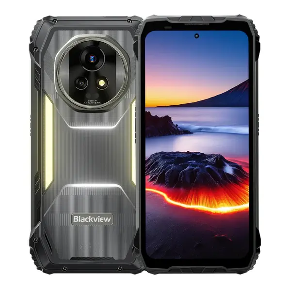 Telefon mobil Blackview Xplore 2 Proiector, Negru, 5G, 6.73 AMOLED, 44GB RAM(12GB+32GB Extensibili), 256GB ROM, 50MP, DokeOS 4.2, Dimensity 8300, eSIM, Telecomanda Infrarosu, 20000mAh, 120W, Dual SIM