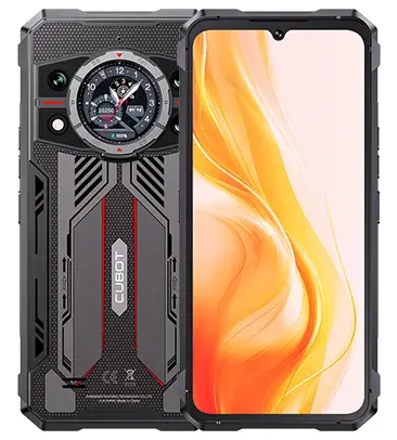 Telefon mobil Cubot KingKong 11, Negru, 5G, 6.72 FHD+ 120Hz, Ecran pe spate, 32GB RAM (16GB +16GB extensibili), 256GB ROM, Android 15, Dimensity 7025, 108MP, Night Vision, 10200mAh, 33W, Dual SIM