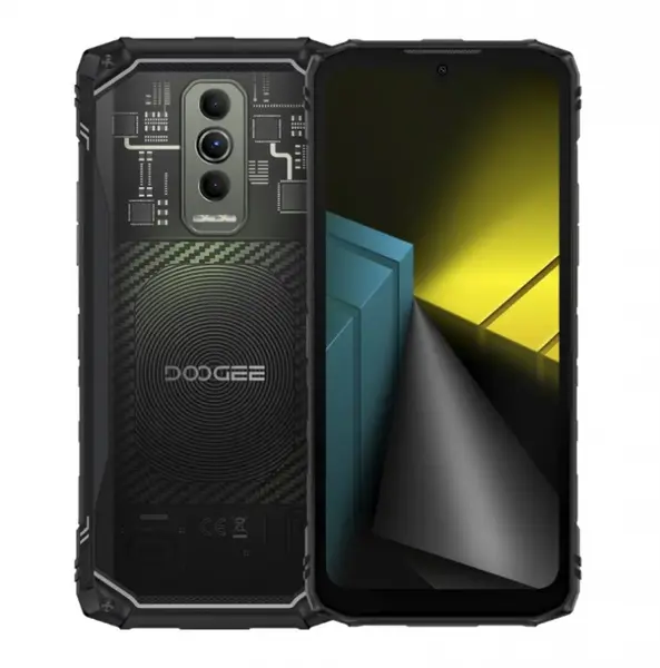 Telefon mobil Doogee Blade 10 Ultra Energy, Negru, 4G, 6.56 HD+ 90Hz, 36GB RAM (8GB + 28GB extensibili), 256GB ROM, 64MP, UNISOC T7250, Android 15, 6150mAh, Face ID, NFC, Dual SIM