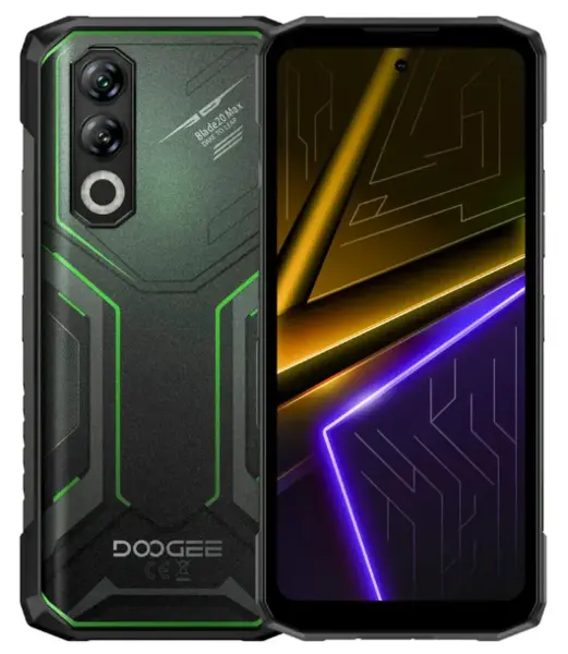 Telefon Mobil Doogee Blade 20 Max, Verde, 4G, 6.6 , HD+ IPS, 36 GB RAM (12 GB + 24 GB Extensibili), 1 TB ROM, 64 MP, Android 15, Helio G100, Night Vision + NFC, 11800 mAh, 33 W, Dual SIM