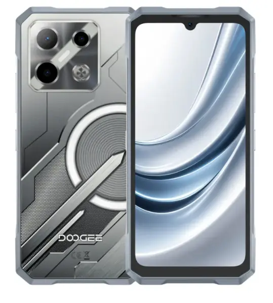 Telefon Mobil Doogee Blade GT Pro, Argintiu, 5G, 6.72 FHD+ IPS LCD 120Hz, Camera AI 100MP, 32GB RAM (12GB + 20GB extensibili), 512GB ROM, Android 14, Dimensity 7025, 5800mAh, 18W, Dual SIM