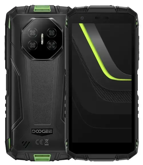 Telefon Mobil Doogee Fire 3, Procesor Unisoc SC9863A, Ecran LCD IPS 5.5, 3GB RAM, 64GB Flash, Camera 13 MP, Wi-Fi, 4G, Dual Sim, Android (Negru/Verde)