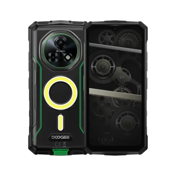 Telefon mobil Doogee Fire 7 Pro, Verde, 5G, Walkie Talkie Bluetooth, 6.6 FHD+ IPS 90Hz, 32GB RAM (8GB+24GB extensibili), 256GB ROM, Android 15, Dimensity 6300, 13000mAh, Functii AI, Dual SIM