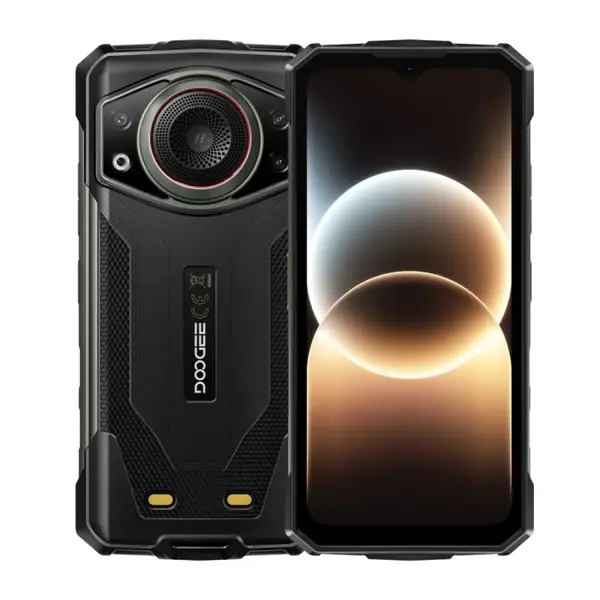 Telefon mobil Doogee Fire 7 Ultra, Gri, 5G, Dual Display 6.57 +1.32 , AMOLED, 32GB RAM (8GB+24GB extensibili), 256GB ROM, 50MP, Android 15, Dimensity 7000, 15000mAh, Functii AI, Casti, Dual SIM