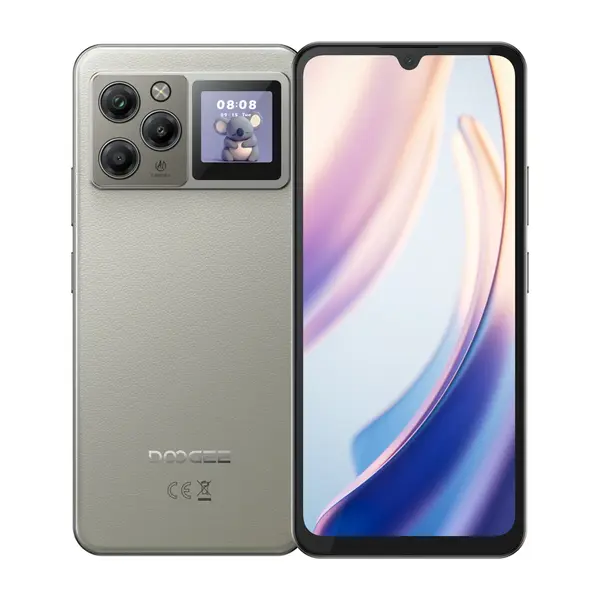 Telefon Mobil DOOGEE M30 Pro Rugged, Gri, 4G, Ecran 6.88 120Hz + Display secundar 1.3 , 64GB RAM (8GB + 56GB extensibili), 256GB, Camera 64MP, Baterie 8000mAh, Android 16, NFC, Dual SIM