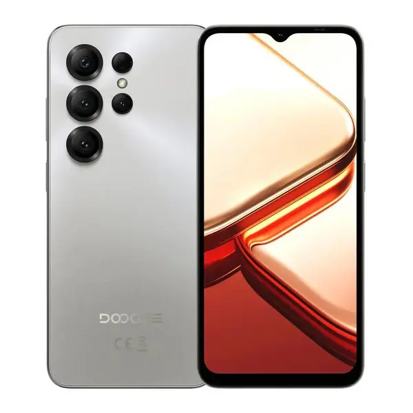 Telefon Mobil DOOGEE Note 56X, Gri, 4G, 6.56 90Hz, 24GB RAM (3GB + 21GB extensibili), 64GB, Camera 8MP, Android 16, 6150mAh, Dual SIM