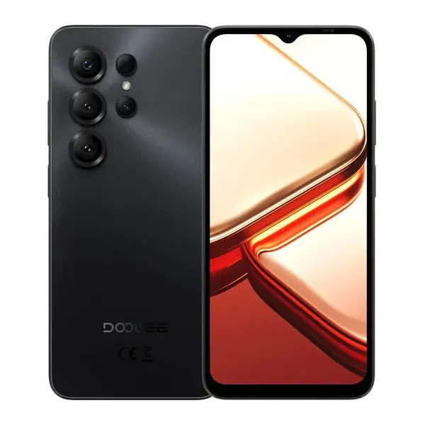 Telefon Mobil DOOGEE Note 56X Pro Edition, Negru, 4G, 6.56 90Hz, 32GB RAM (4GB + 28GB extensibili), 128GB, Camera 13MP + 8MP, Unisoc T7225, Android 16, NFC, 6150mAh, Dual SIM