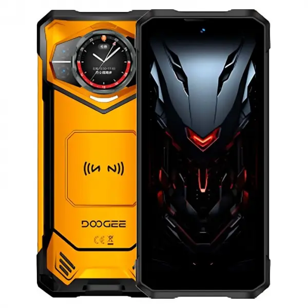 Telefon mobil Doogee S200X, Gold, 5G, Dual Display (6.72 +1.32 ) 2.4K AMOLED, Functii AI Foto, 48GB RAM (12GB + 36GB extensibili), 512GB ROM, 100MP, Android 16, Dimensity 7050, 10100mAh, Dual SIM