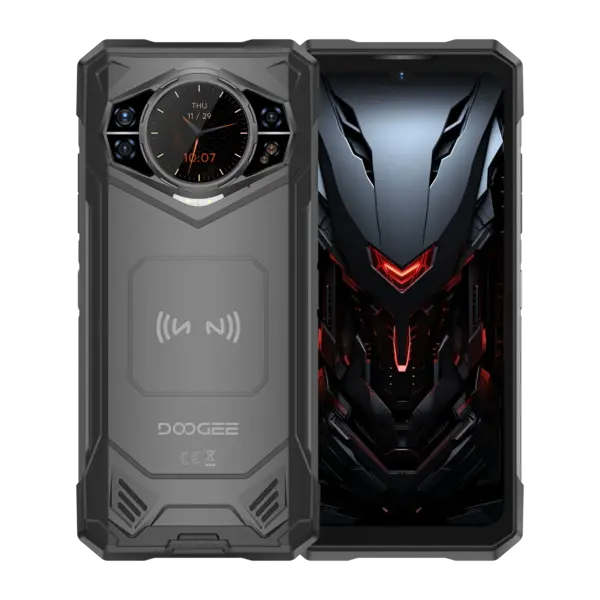 Telefon mobil Doogee S200X, Gri, 5G, Dual Display (6.72 +1.32 ) 2.4K AMOLED, Functii AI Foto, 48GB RAM (12GB + 36GB extensibili), 512GB ROM, 100MP, Android 16, Dimensity 7050, 10100mAh, Dual SIM