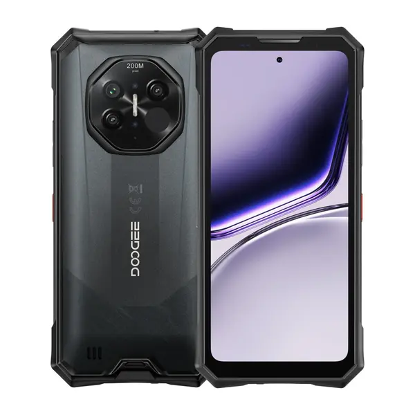 Telefon Mobil DOOGEE S300 Plus Thermal, Negru, 5G, 6.78 120Hz, 48GB RAM (12GB + 36GB extensibili), 1TB ROM, Camera Termica AI, 200MP + 64MP Night Vision, Android 16, NFC, 11000mAh, Dual SIM