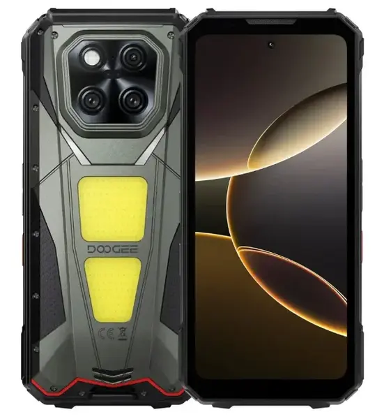 Telefon Mobil Doogee V Max Play VIP, Rust, Proiector Video, 5G, 6.78 FHD+ 120Hz, 36GB RAM (16GB + 20GB extensibili), 512GB ROM, Android 15, 200MP + 20MP Night Vision, 20500mAh, 45W, Dual SIM