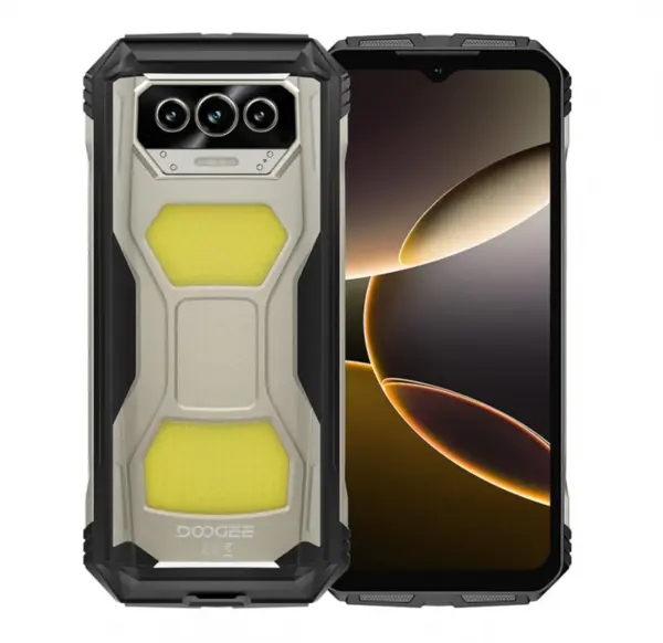 Telefon Mobil Doogee V Max S, Auriu, 5G, 6.58 FHD+ 120Hz, 24GB RAM (8GB + 16GB extensibili), 256GB ROM, Android 14, Camera 108MP + 20MP Night Vision, 22000mAh, 33W, Dual SIM