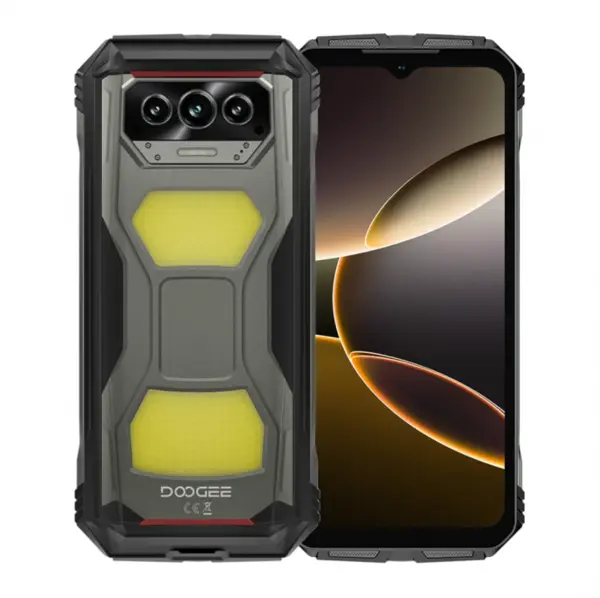 Telefon Mobil Doogee V Max S, Gri, 5G, 6.58 FHD+ 120Hz, 24GB RAM (8GB + 16GB extensibili), 256GB ROM, Android 14, Camera 108MP + 20MP Night Vision, 22000mAh, 33W, Dual SIM