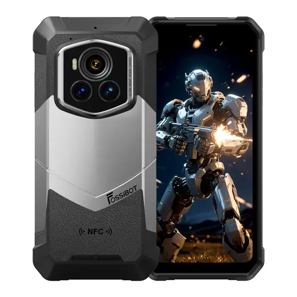Telefon Mobil FOSSiBOT F107 Pro 5G, 6.95 FHD+ 120Hz, 30GB RAM (12GB + 18GB extensibili) 512GB ROM, Android 15, MediaTek Dimensity 7300-Ultra, 200MP, Baterie 28000mAh, NFC, Incarcare 66W, Dual SIM