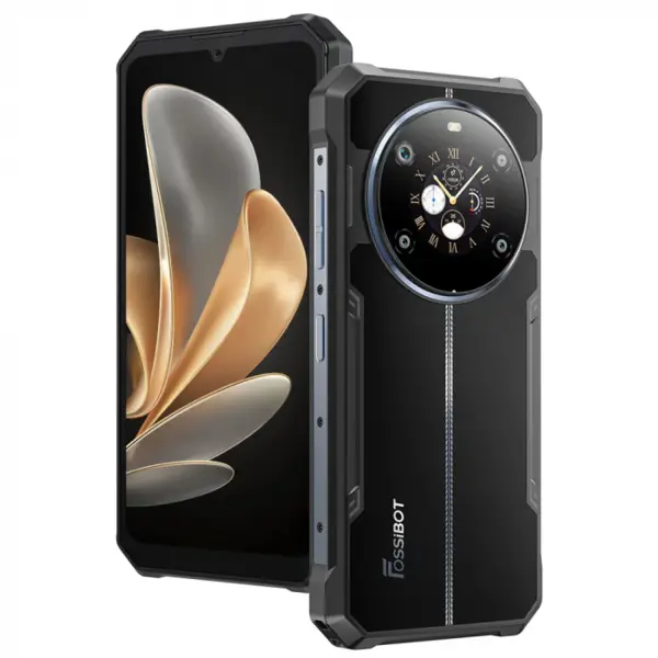 Telefon mobil FOSSiBOT F109 5G, Dual Display, 6.745, HD+ IPS 1.32 , 24GB RAM (8GB + 16GB extensibili), 256GB ROM, Android 14, MediaTek Dimensity 6300+ Octa Core, Dual SIM