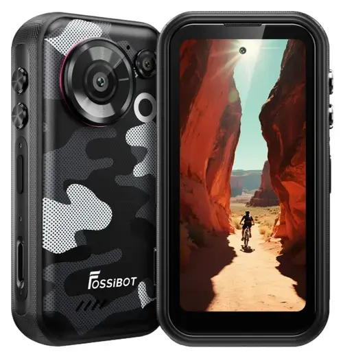Telefon Mobil Fossibot F116 Pro, Procesor MediaTek Dimensity 7300, Ecran IPS LCD touchscreen 4inch, 12GB RAM, 256GB Flash, Camera Duala 50 + 48 MP, Wi-Fi, 5G, Dual Sim, Android (Negru/Gri)