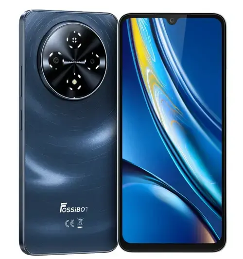 Telefon Mobil FOSSiBOT S5, Procesor Unisoc Tiger T615, Ecran IPS 6.88inch, 4GB RAM, 128GB Flash, Camera 13MP, Wi-Fi, 4G, Dual Sim, Android (Albastru)