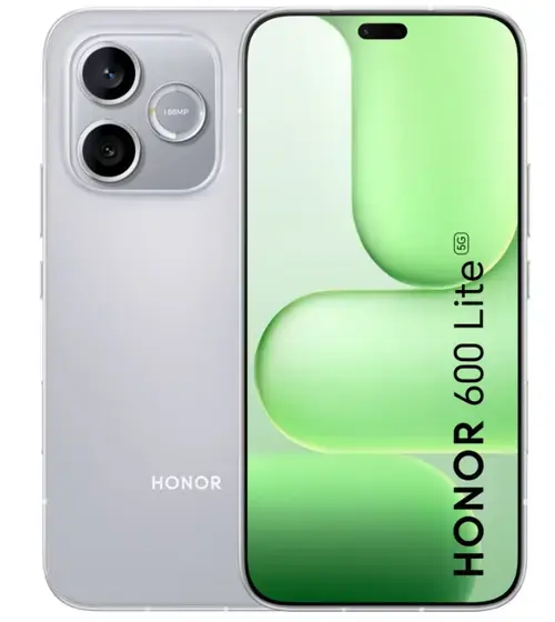 Telefon Mobil Honor 600 Lite, Procesor Mediatek Dimensity 7100 Elite Octa-Core, AMOLED Touchscreen 6.6inch, 8GB RAM, 256GB Flash, Camera Duala 108+5MP, Wi-Fi, 5G, Dual Sim, Android (Gri)