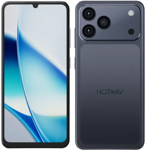 Telefon Mobil HOTWAV A17 Pro Max, Negru, 4G, 6.75 IPS, 12GB RAM (3GB + 9GB Extensibili), 128GB ROM, Camera 13MP, Android 15, Procesor ASR8662 Octa-Core, Wi-Fi 6, Bluetooth 5.4, Dual SIM