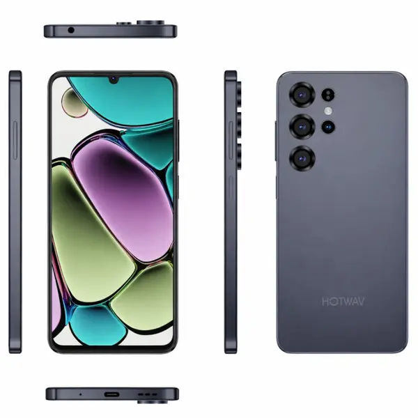 Telefon Mobil HOTWAV A25 Ultra, Negru, 4G LTE, Ecran 6.75 HD+, 12GB RAM (3GB + 9GB extensibili), 64GB, Android 15, 5160mAh, Dual SIM, NFC