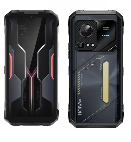 Telefon Mobil HOTWAV Hyper 7S, Galben, 5G, 6.6, ³ HD+ IPS 120, Hz, 16GB (4, GB+12, GB Extensibili), 256, GB ROM, 21, MP, Android, 15, Unisoc T8200, Camping Light RGB, 10800, mAh, 20, W, Dual SIM