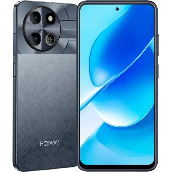 Telefon Mobil HOTWAV Note 18 GT, Negru, 4G, 7.2 HD+, 20GB RAM (8GB + 12GB extensibili), 256GB ROM, Unisoc T7250, 6200mAh, 20W Fast Charge, 48MP, NFC, Android 15, Dual SIM