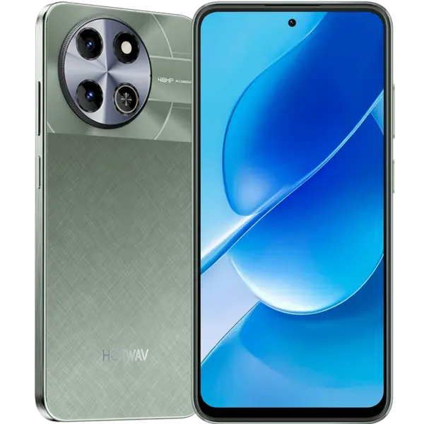 Telefon Mobil HOTWAV Note 18 GT, Verde, 4G, 7.2 HD+, 20GB RAM (8GB + 12GB extensibili), 256GB ROM, Unisoc T7250, 6200mAh, 20W Fast Charge, 48MP, NFC, Android 15, Dual SIM