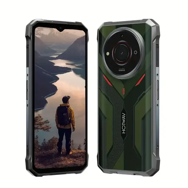Telefon mobil HOTWAV T7S Verde, 4G, 6.52 HD+, 8GB RAM( 4GB+4GB extensibili), 128GB ROM, Android 13, MT8788, 6280mAh, 20W, Face ID, Dual SIM