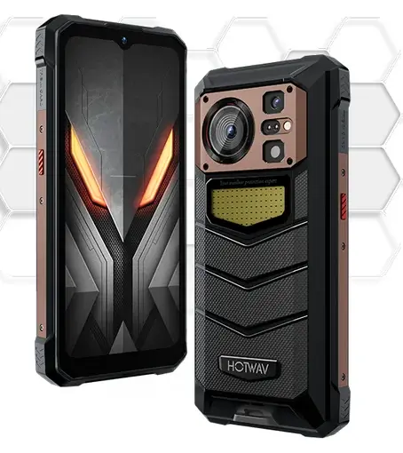 Telefon mobil HOTWAV W11 Auriu, 4G, 6.6 FHD+, 12GB RAM (6GB + 6GB extensibili), 256GB ROM, Android 13, MT8788 Octa-Core, Lanterna 280LM, 24MP Night Vision, 20800mAh, 33W, Amprenta, NFC, Dual SIM