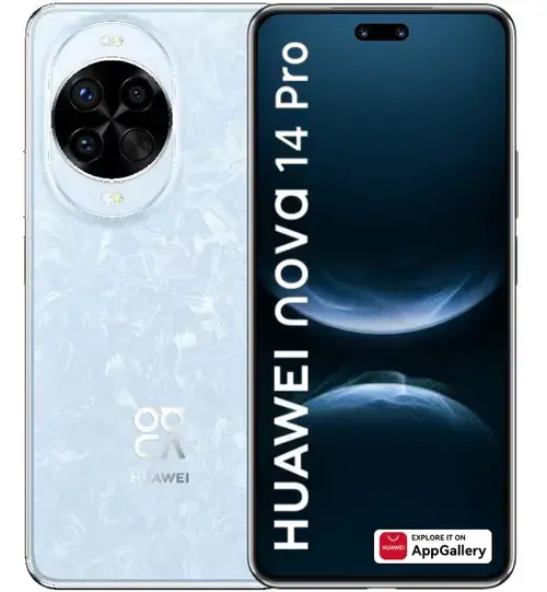 Telefon mobil Huawei Nova 14 Pro, Procesor Kirin 8020 Octa-Core, LTPO OLED Capacitiv touchscreen 6.78inch, 12GB RAM, 512GB Flash, Camera Tripla 50 + 12 + 8 MP, 4G, Wi-Fi, Dual SIM, EMUI 15 (Albastru)