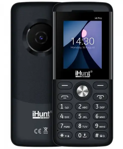 Telefon mobil iHunt i4 PRO, Ecran 1.77inch, Radio FM, Camera, 2G, Dual SIM (Negru)