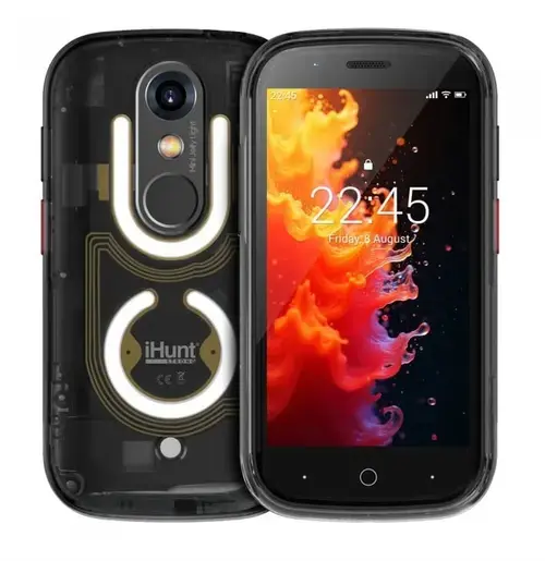 Telefon mobil iHunt Mini Jelly Light, Dual SIM, 4G (Negru)