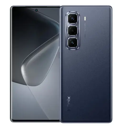 Telefon Mobil Infinix Hot 50 Pro+, Procesor Mediatek Helio G100, Ecran AMOLED 6.78inch, 8GB RAM, 256GB Flash, Camera Duala 50 MP + AUX, Wi-Fi, 4G, Dual Sim, Android (Negru)